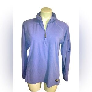 Performance Women’s Large Light Purple 1/4 Zip Athletic Sweatshirt Jacket